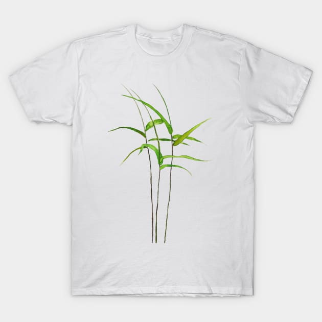 baby bamboo watercolor T-Shirt by colorandcolor